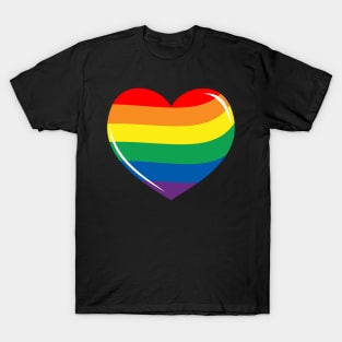 LGBT, LGBT Heart, LGBT Shirt, LGBT Love, LGBT Gift, Heart LGBT T-Shirt